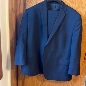 Calvin Klein Black pinstripe suit